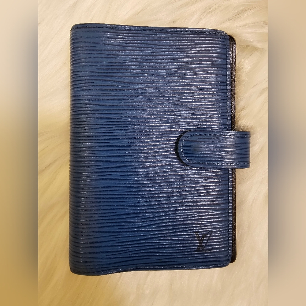 Vintage Louis Vuitton Epi Medium Agenda Cover Blue - Picture 3 of 17